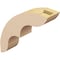 Ekena Millwork 3-inch W x 12-inch D x 12-inch H Ozark Rough Cedar Woodgrain TimberThane Knee Brace, Primed BRCUR03X12X12OZKRCPR - alternate 4